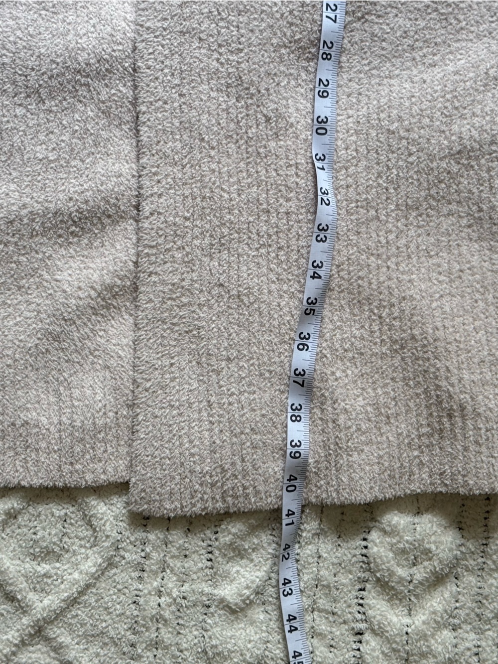 Barefoot Dreams Sand Dune Pink Cotton Ribbed Cardigan Large XL - Picture 10 of 16
